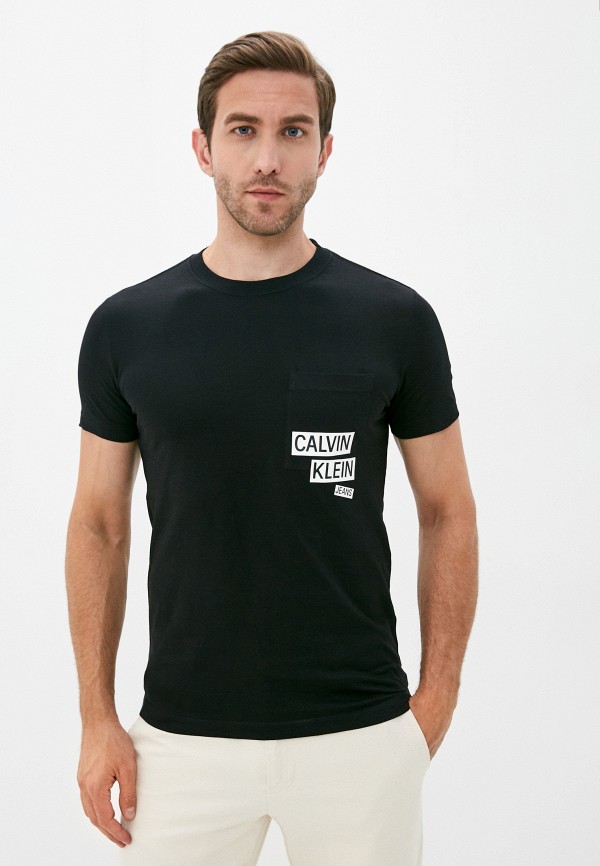 

Футболка Calvin Klein Jeans, Черный, Calvin Klein Jeans CA939EMKRQE6
