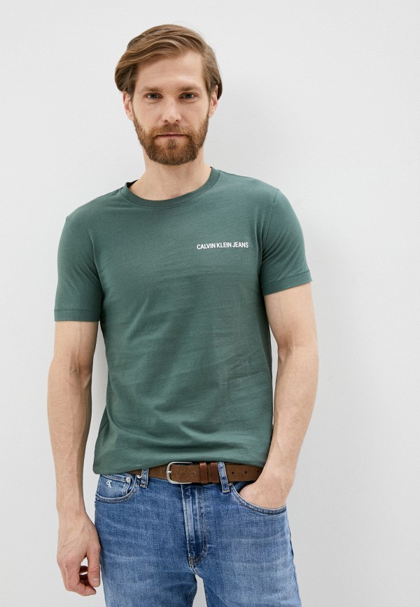 

Футболка Calvin Klein Jeans, Бирюзовый