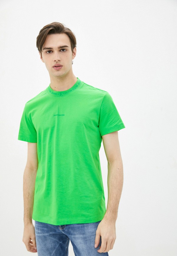

Футболка Calvin Klein Jeans, Зеленый, Calvin Klein Jeans CA939EMMDKM7