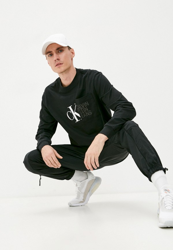 

Лонгслив Calvin Klein Jeans, Черный
