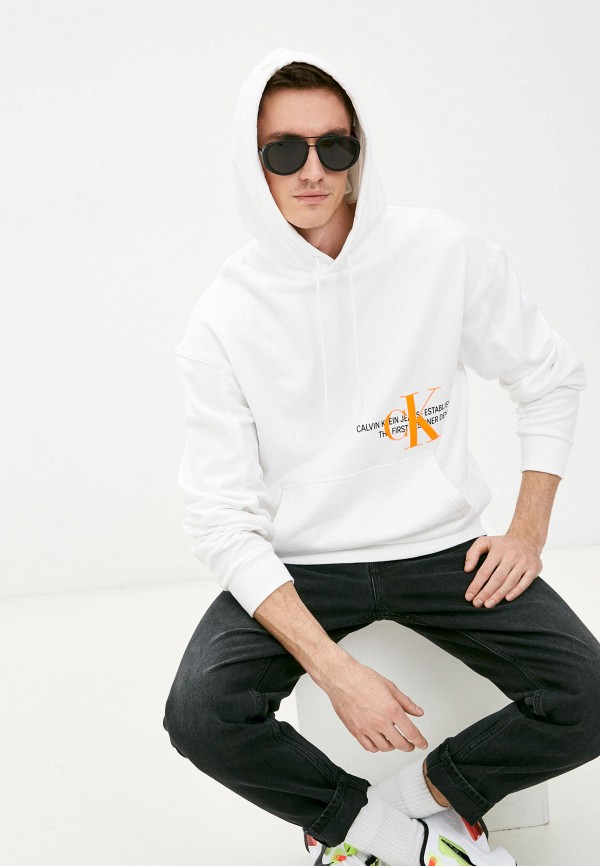 

Худи Calvin Klein Jeans, Белый