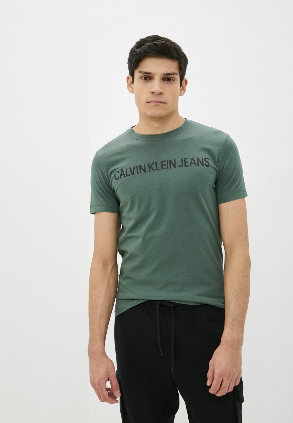 

Футболка Calvin Klein Jeans, Зеленый, Calvin Klein Jeans CA939EMMDLA8