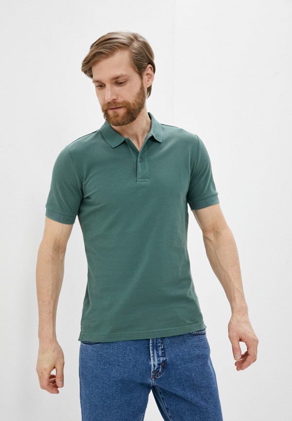 

Поло Calvin Klein Jeans, Бирюзовый, Calvin Klein Jeans CA939EMMDLB4