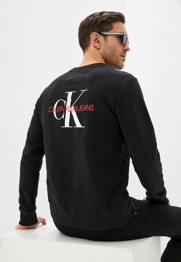 

Свитшот Calvin Klein Jeans, Черный, Monogram