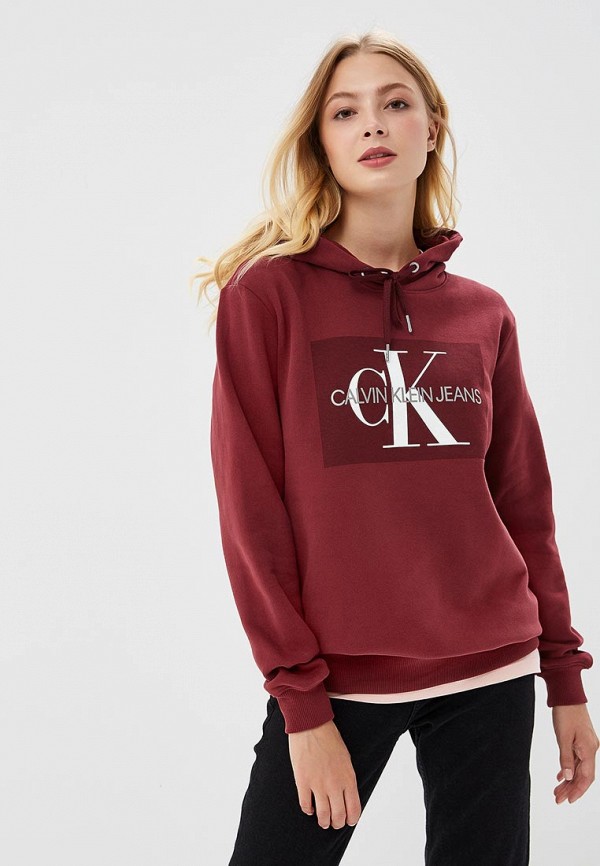 

Худи Calvin Klein Jeans, Бордовый, Calvin Klein Jeans CA939EWBTIJ2