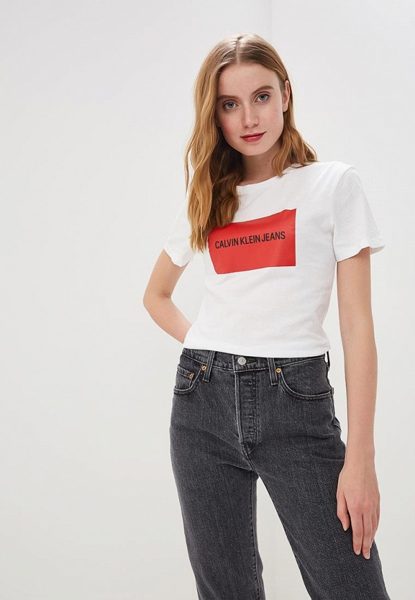 

Футболка Calvin Klein Jeans, Белый