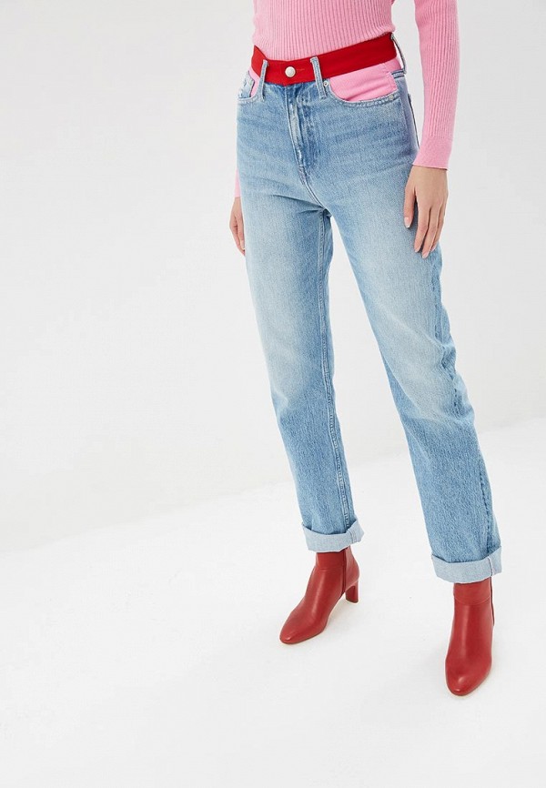 

Джинсы Calvin Klein Jeans, HIGH RISE STRAIGHT, Голубой