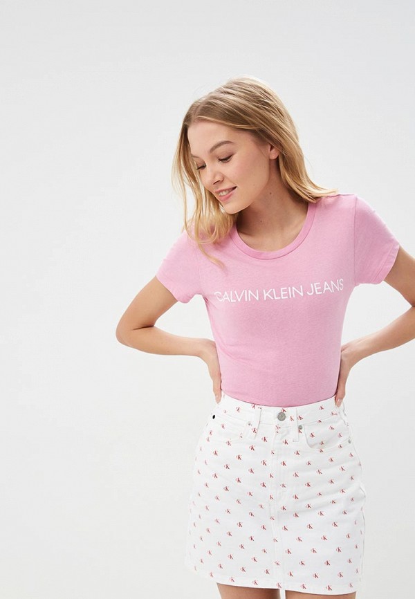 

Футболка Calvin Klein Jeans, Розовый
