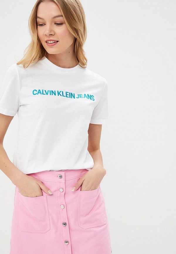 

Футболка Calvin Klein Jeans, Белый, Calvin Klein Jeans CA939EWDUEY8