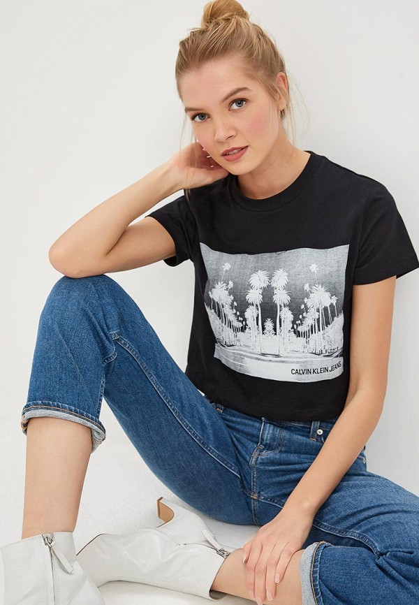 

Футболка Calvin Klein Jeans, Черный