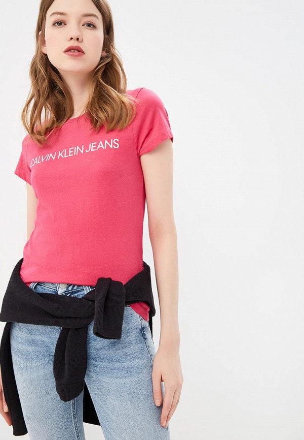 

Футболка Calvin Klein Jeans, Розовый