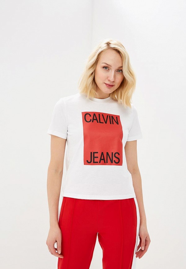 

Футболка Calvin Klein Jeans, Белый