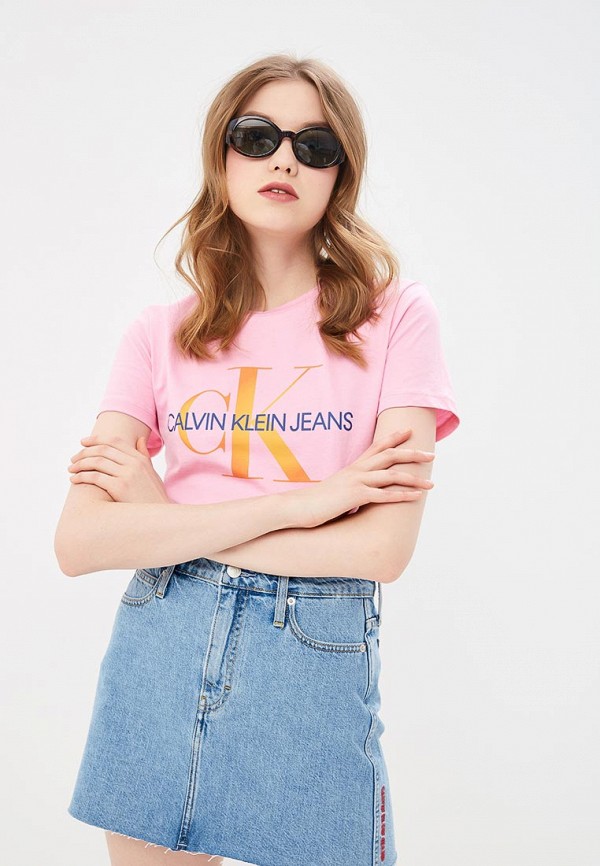 

Футболка Calvin Klein Jeans, Розовый