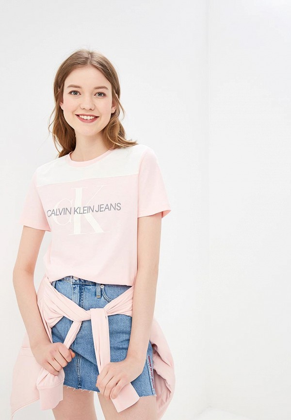 

Футболка Calvin Klein Jeans, Розовый