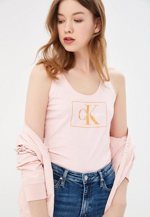 

Майка Calvin Klein Jeans, Розовый