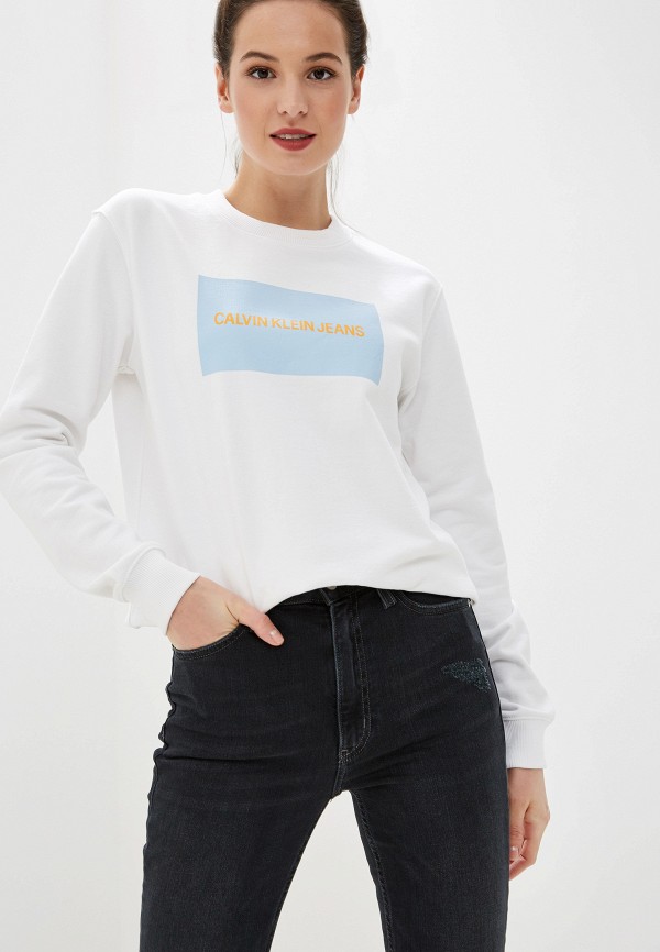 

Свитшот Calvin Klein Jeans, Белый, Calvin Klein Jeans CA939EWFQXE5