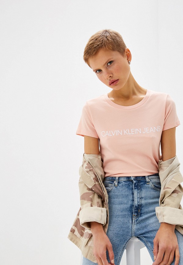 

Футболка Calvin Klein Jeans, Розовый