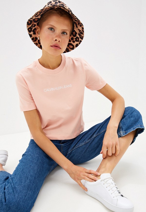 

Футболка Calvin Klein Jeans, Розовый