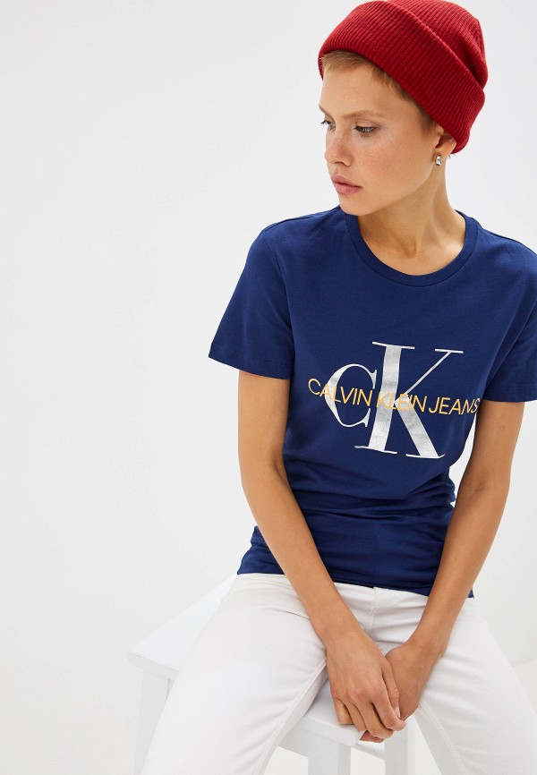 

Футболка Calvin Klein Jeans, Синий, Calvin Klein Jeans CA939EWFQYA5