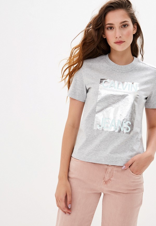 

Футболка Calvin Klein Jeans, Серый