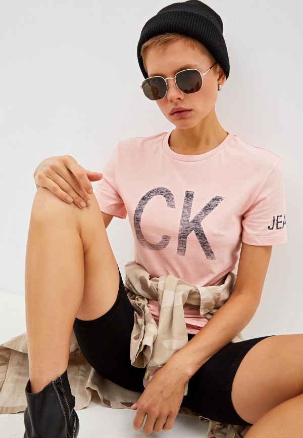 

Футболка Calvin Klein Jeans, Розовый