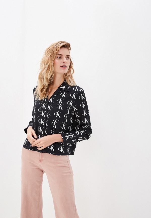 

Блуза Calvin Klein Jeans, Черный