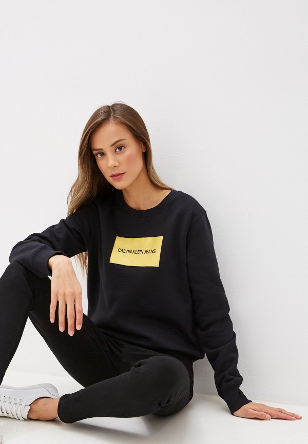 

Свитшот Calvin Klein Jeans, Черный, Calvin Klein Jeans CA939EWFQZA8