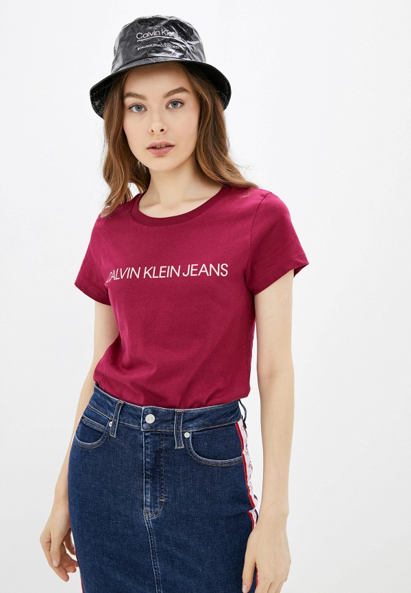 

Футболка Calvin Klein Jeans, Бордовый