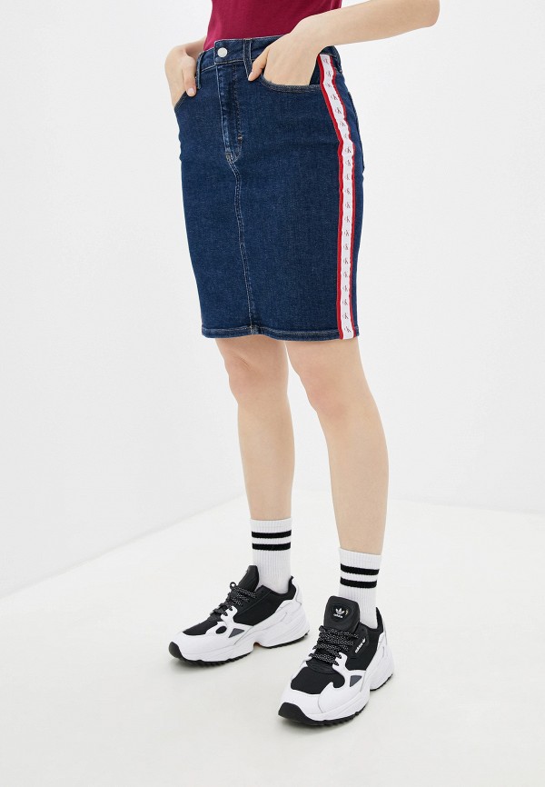 

Юбка джинсовая Calvin Klein Jeans, Синий, Calvin Klein Jeans CA939EWFQZD3