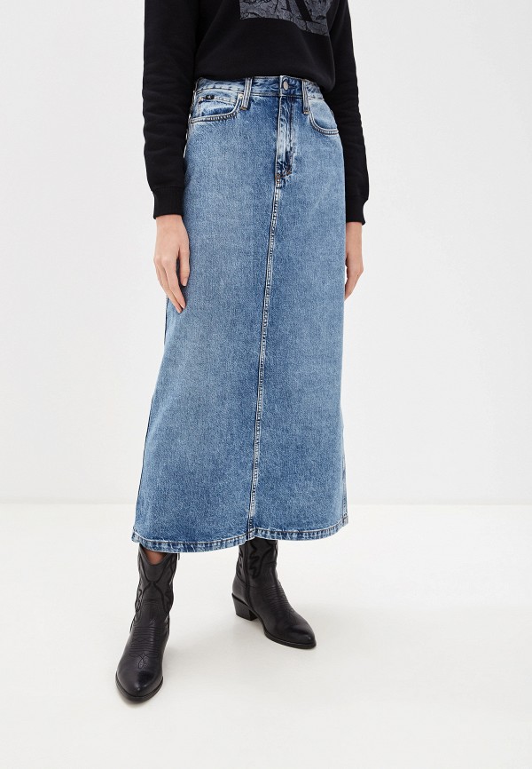

Юбка джинсовая Calvin Klein Jeans, Синий