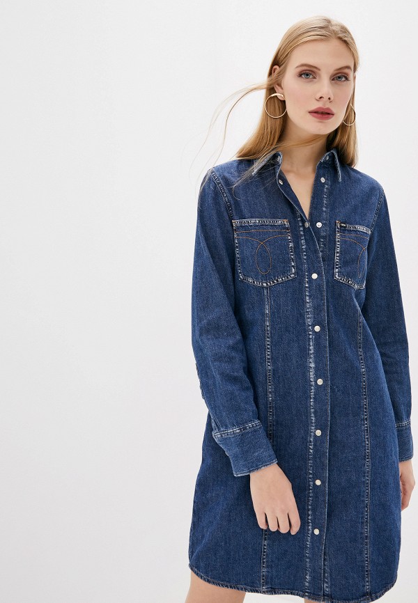 Платье джинсовое Calvin Klein Jeans Calvin Klein Jeans CA939EWHBIA2