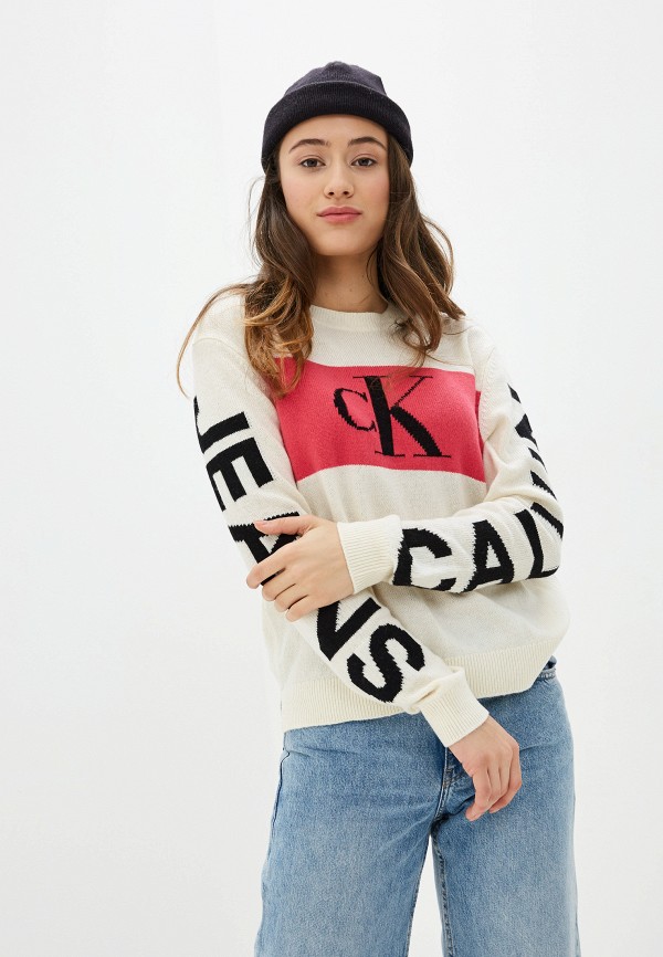 

Джемпер Calvin Klein Jeans, Белый, Calvin Klein Jeans CA939EWHPXW2