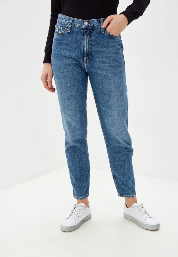 

Джинсы Calvin Klein Jeans, Голубой, MOM JEAN