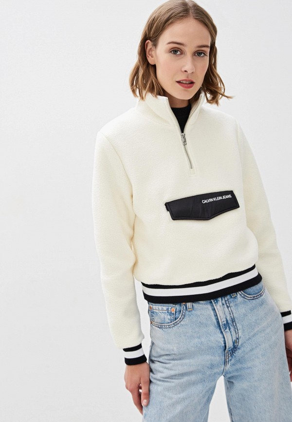 

Олимпийка Calvin Klein Jeans, Бежевый, Calvin Klein Jeans CA939EWHPXY5