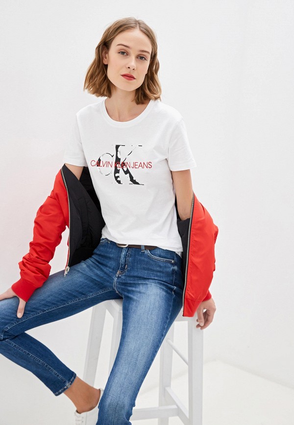 

Футболка Calvin Klein Jeans, Белый, Calvin Klein Jeans CA939EWHPYD9