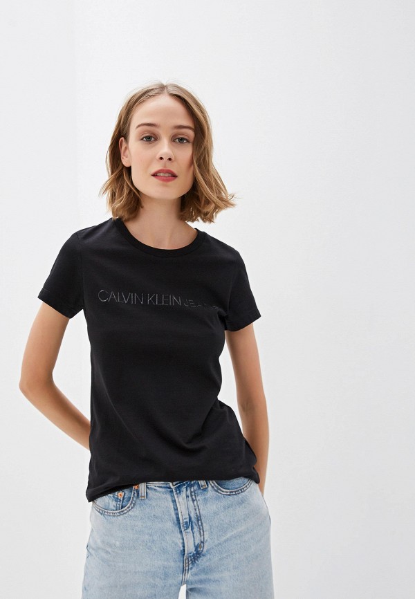 

Футболка Calvin Klein Jeans, Черный, Calvin Klein Jeans CA939EWHPYE0