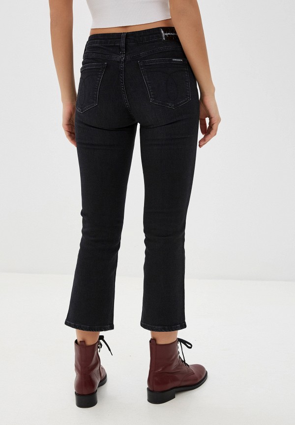 

Джинсы Calvin Klein Jeans, Черный, MID RISE CROP FLARE