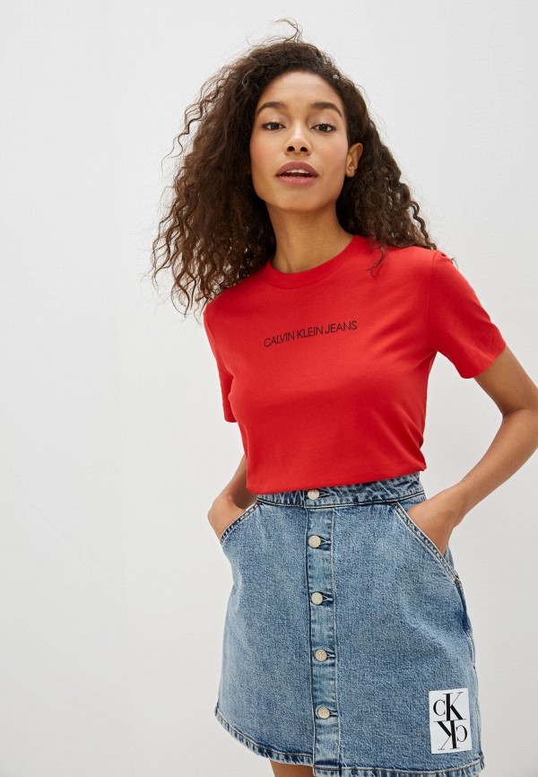 

Футболка Calvin Klein Jeans, Красный, Calvin Klein Jeans CA939EWHUGX2