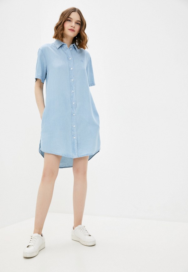 

Платье джинсовое Calvin Klein Jeans, Голубой, Calvin Klein Jeans CA939EWHYQQ0