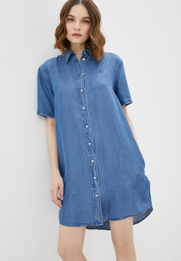 

Платье джинсовое Calvin Klein Jeans, Синий, Calvin Klein Jeans CA939EWHYQQ1