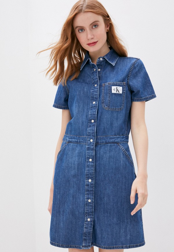 

Платье джинсовое Calvin Klein Jeans, Синий, Calvin Klein Jeans CA939EWHYQQ2