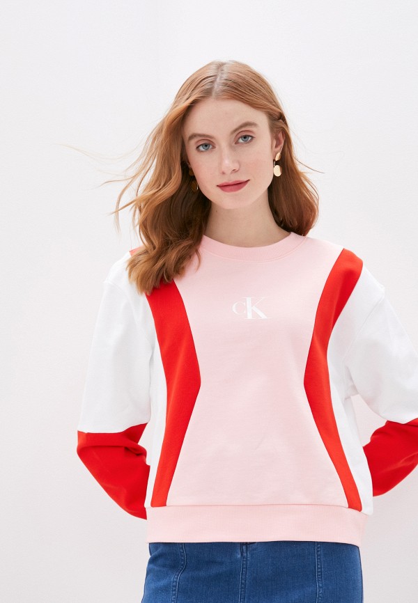 

Свитшот Calvin Klein Jeans, Розовый, Calvin Klein Jeans CA939EWHYQS5