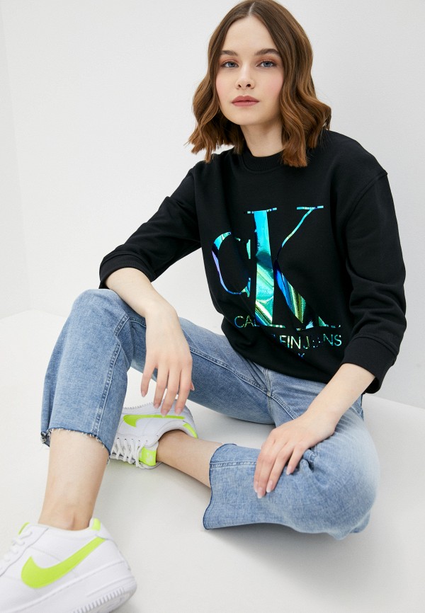 

Свитшот Calvin Klein Jeans, Черный