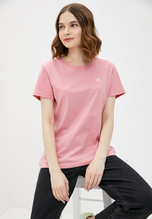 

Футболка Calvin Klein Jeans, Розовый, Calvin Klein Jeans CA939EWHYQT9