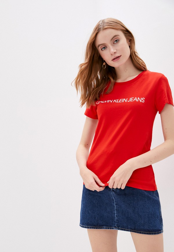 

Футболка Calvin Klein Jeans, Красный, Calvin Klein Jeans CA939EWHYQU3