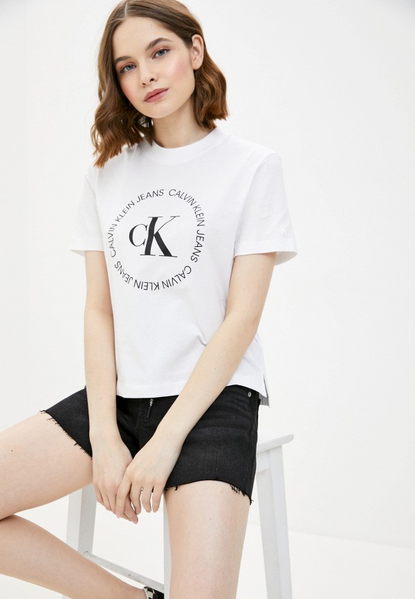 

Футболка Calvin Klein Jeans, Белый, Calvin Klein Jeans CA939EWHYQU9