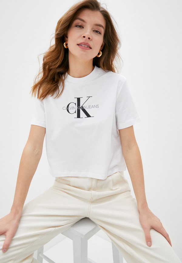 

Футболка Calvin Klein Jeans, Белый, Calvin Klein Jeans CA939EWHYQY6
