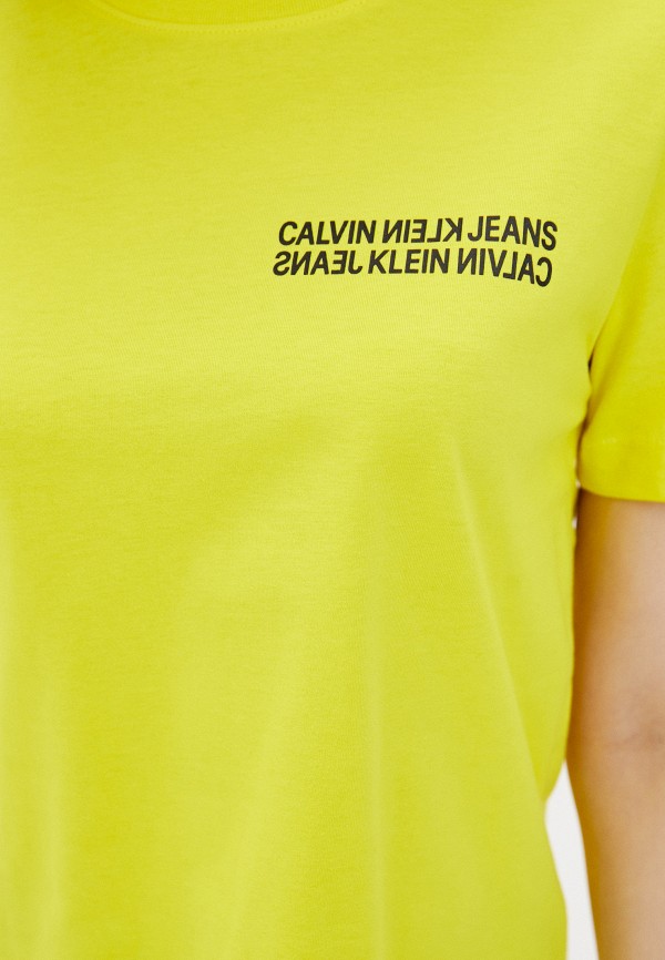 

Футболка Calvin Klein Jeans, Желтый, Calvin Klein Jeans CA939EWHYQZ3