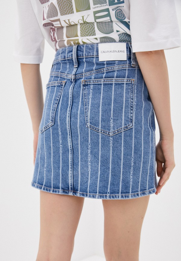 

Юбка джинсовая Calvin Klein Jeans, Синий, Calvin Klein Jeans CA939EWHYRC9