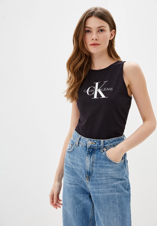 

Майка Calvin Klein Jeans, Черный, Calvin Klein Jeans CA939EWJBSI2